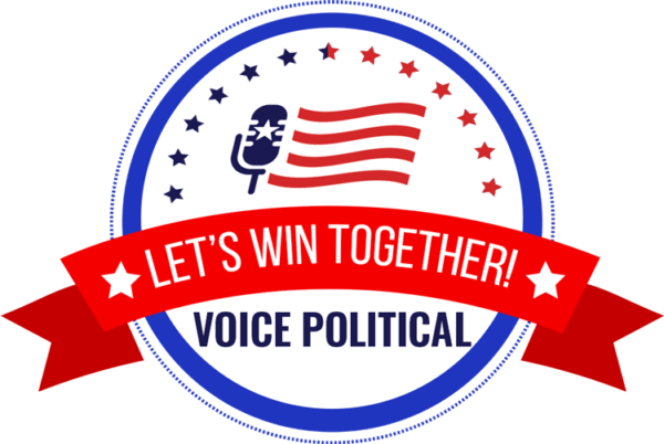 Voice Political, Let’s Win Together! Emblem • Professional Political Voiceover Talent